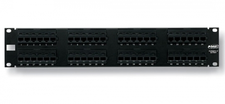 Patch panel 48 port CAT6E COMMSCOPE/ AMP