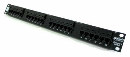 Patch panel 24 port CAT6E COMMSCOPE/AMP