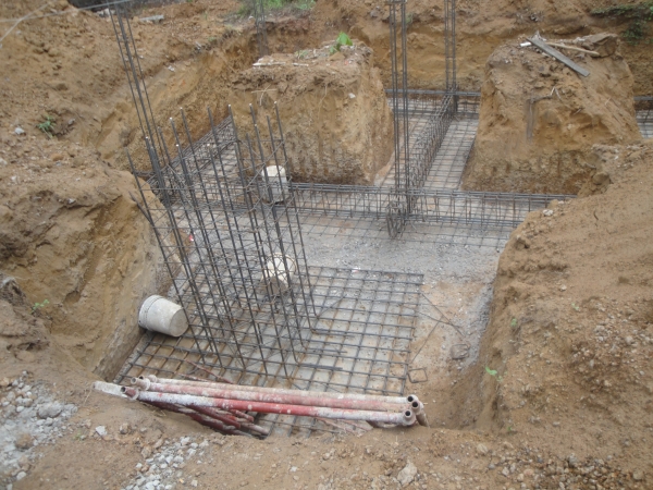 Xây lắp CSHT trụ anten dây co 42m - BCHQS huyện Bình Chánh