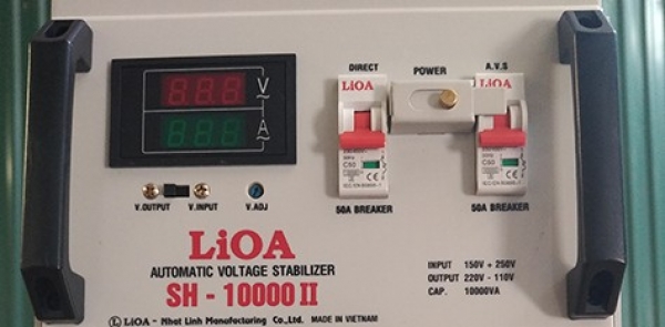 Cung cấp & lắp đặt ổn áp Lioa Mã hàng DRI -10000II (10 KVA)