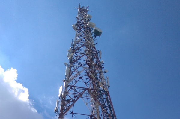 Bảo dưỡng trụ anten tự đứng cao 80m - VNPT Long An