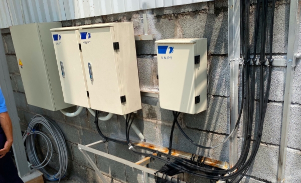 Sản xuất & lắp đặt 20 tủ phân phối điện DC trạm BTS Vinaphone -VNPT Long An 2021