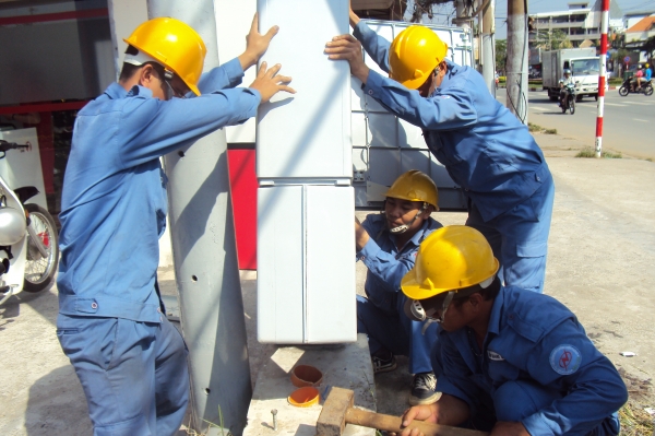 Mở rộng các tuyến cống bể, cáp chợ Tân Trụ giai đoạn 2 - năm 2021