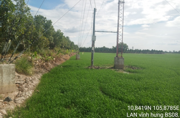 Mở rộng cơ sở hạ tầng và cáp quang trạm BTS Vinaphone đợt 2 năm 2022 - VNPT Long An năm 2022 (11 trạm)