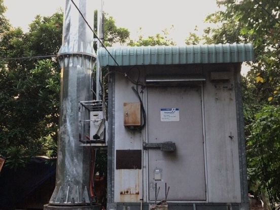 Thay thế anten dây co trạm CCH102M