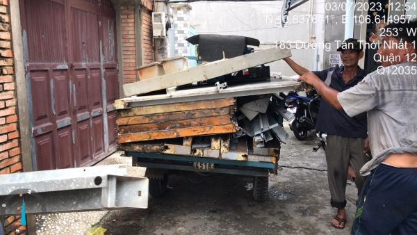 Tháo dỡ thu hồi thiết bị trạm BTS Q12135M