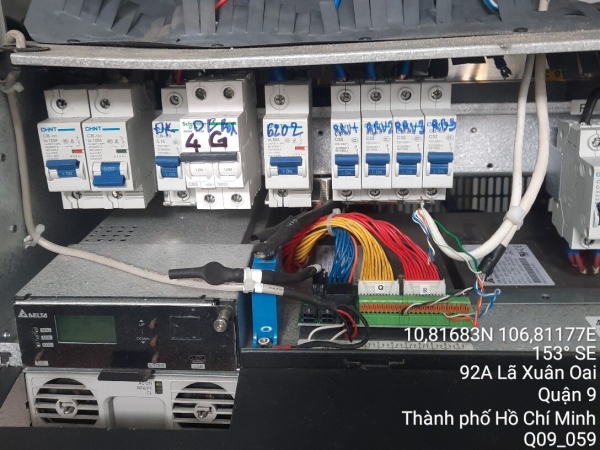 Thay thế anten dây co trạm Q09059M