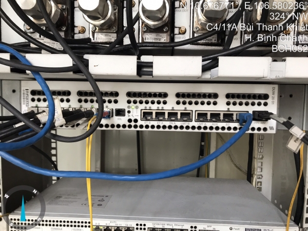 Thay thế anten dây co trạm BCH052M