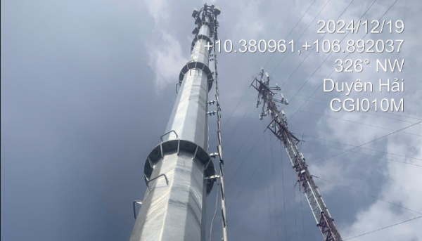 Thay thế anten dây co trạm CGI010M