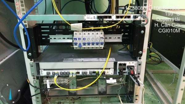 Thay thế anten dây co trạm CGI010M