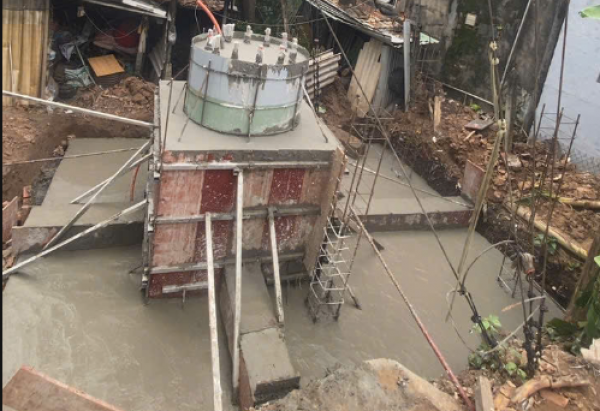 Thay thế anten dây co trạm HMO002M