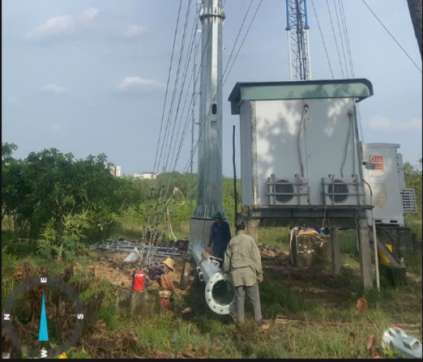 Thay thế anten dây co trạm CCH110M