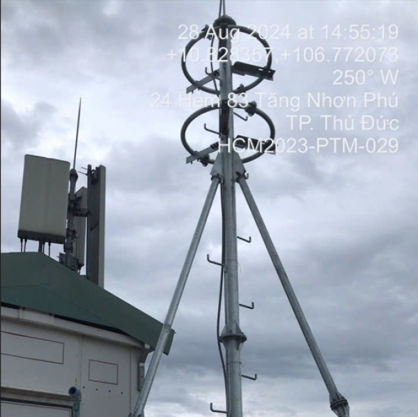 Xây dựng cơ sở hạ tầng viễn thông trạm HCM2023-PTM-029