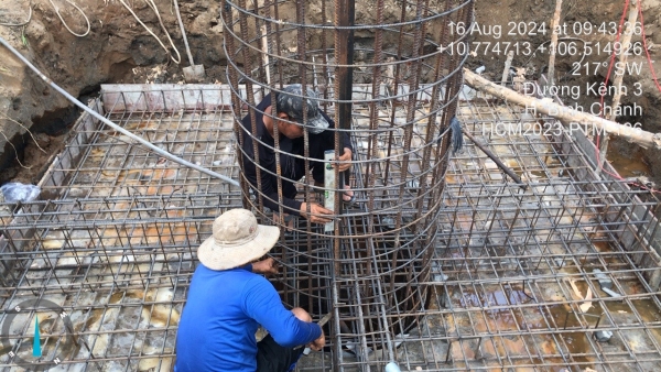 Xây dựng cơ sở hạ tầng viễn thông trạm HCM2023-PTM-186