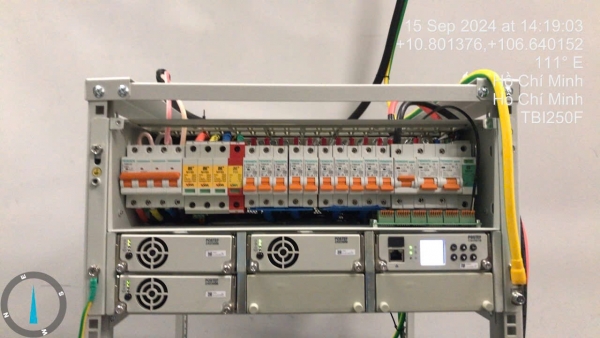 Trang bị và lắp đặt tủ nguồn, accu cho IBS năm 2024