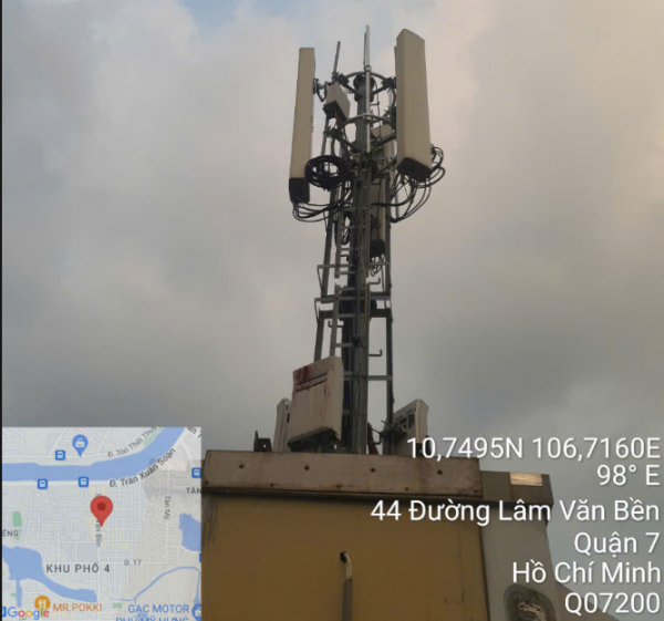 Gia cố, cải tạo và bổ sung gá treo cho trụ anten phục vụ lắp đặt thiết bị phát sóng 5G - PO1