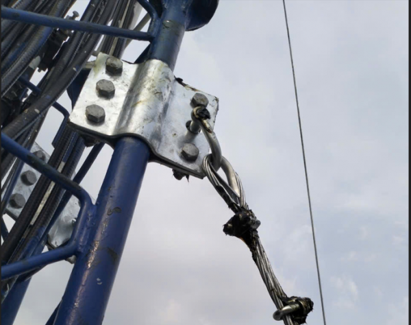 Sửa chữa các trụ anten không đảm bảo an toàn thuộc khu vực  TTVT Gia Định