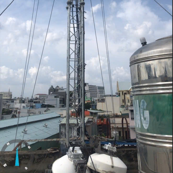 Sửa chữa các trụ anten không đảm bảo an toàn thuộc khu vực  TTVT Gia Định