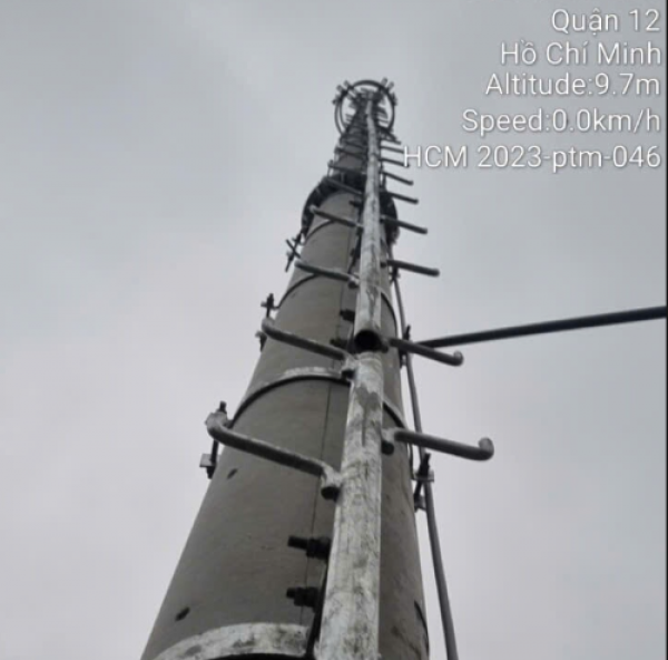 Xây dựng cơ sở hạ tầng viễn thông trạm HCM2023-PTM-046