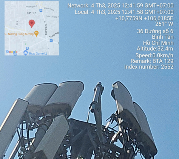 Gia cố trụ anten lắp đặt anten 5G trạm BTS BTA067M, BTA129M, BCH131M