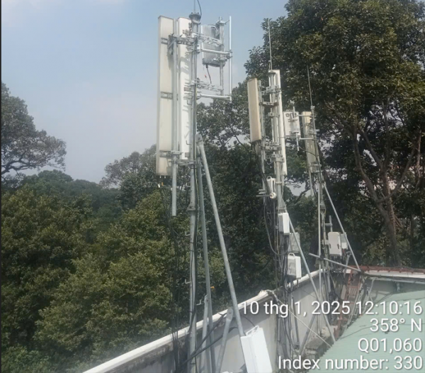 Gia cố, cải tạo và bổ sung gá treo cho trụ anten phục vụ lắp đặt thiết bị phát sóng 5G-PO2