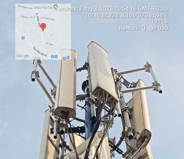 Gia cố, cải tạo và bổ sung gá treo cho trụ anten phục vụ lắp đặt thiết bị phát sóng 5G-PO3