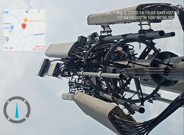 Gia cố, cải tạo và bổ sung gá treo cho trụ anten phục vụ lắp đặt thiết bị phát sóng 5G-PO3