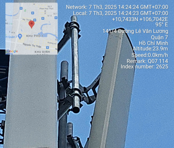 Gia cố, cải tạo và bổ sung gá treo cho trụ anten phục vụ lắp đặt thiết bị phát sóng 5G-PO3